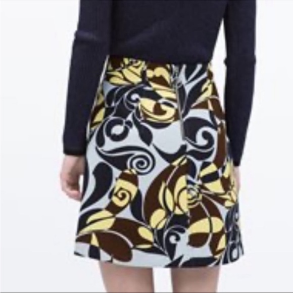 Zara Printed Mini Skirt - Picture 9 of 15
